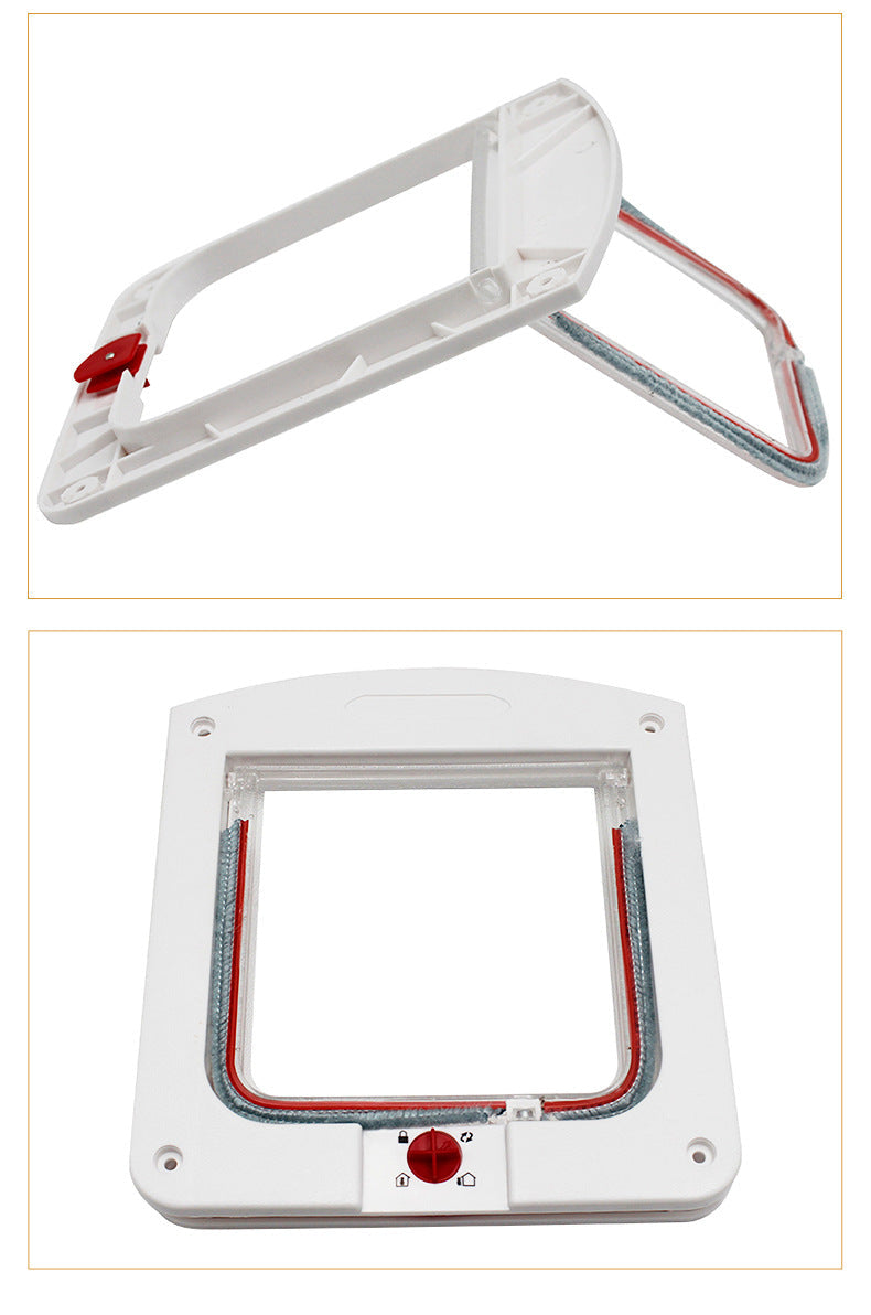 4 Way Pet Door for Cats and Dogs Stornfield