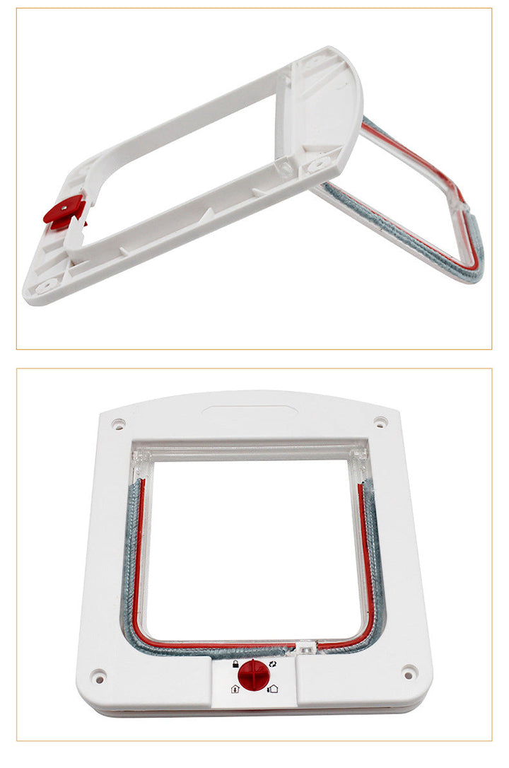 4 Way Pet Door for Cats and Dogs Stornfield