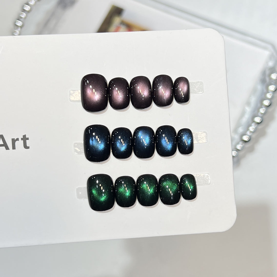 Galaxy Effect Press-On Nail Set Stornfield