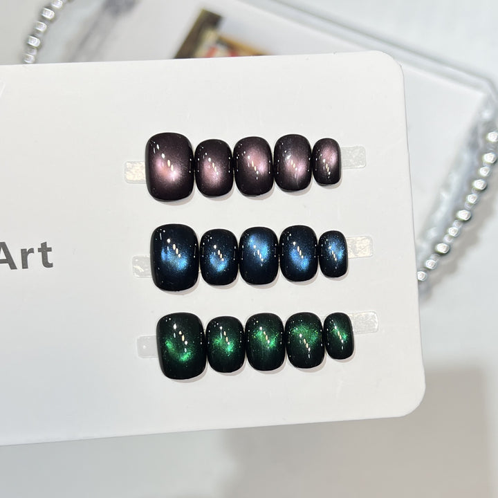 Galaxy Effect Press-On Nail Set Stornfield