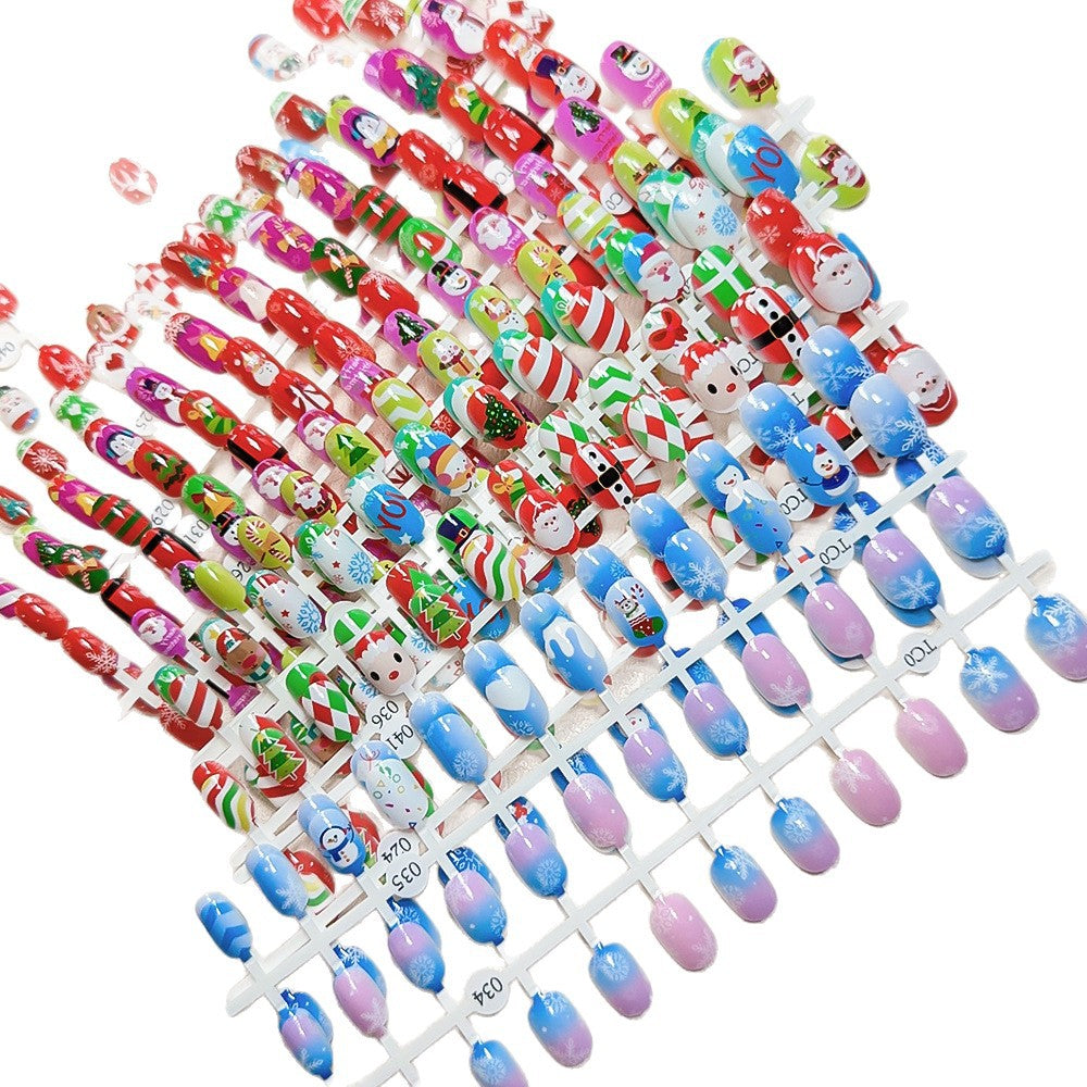 Children's Fun Holiday-Themed Fake Nail Set Stornfield