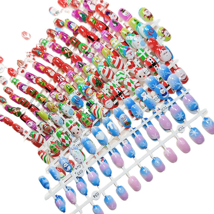 Children's Fun Holiday-Themed Fake Nail Set Stornfield
