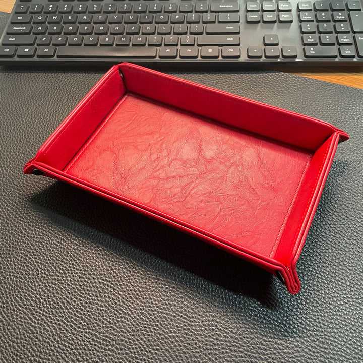 Stylish Leather Organizer Tray Stornfield