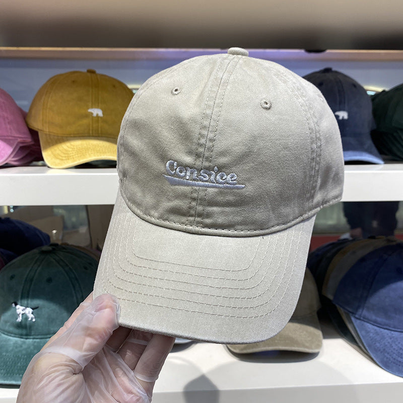 Men's Distressed Adjustable Denim Baseball Cap Stornfield