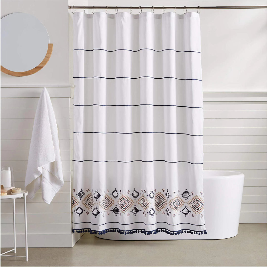 Artistic Patterned Shower Curtain Stornfield