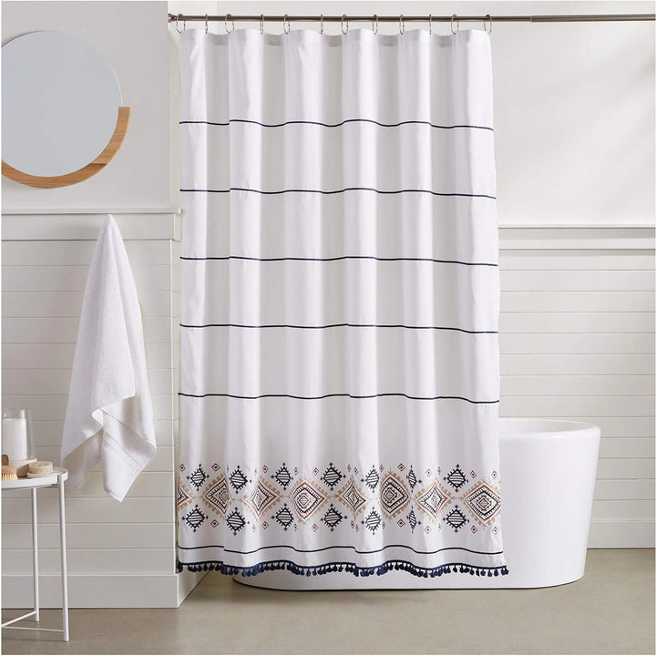 Artistic Patterned Shower Curtain Stornfield