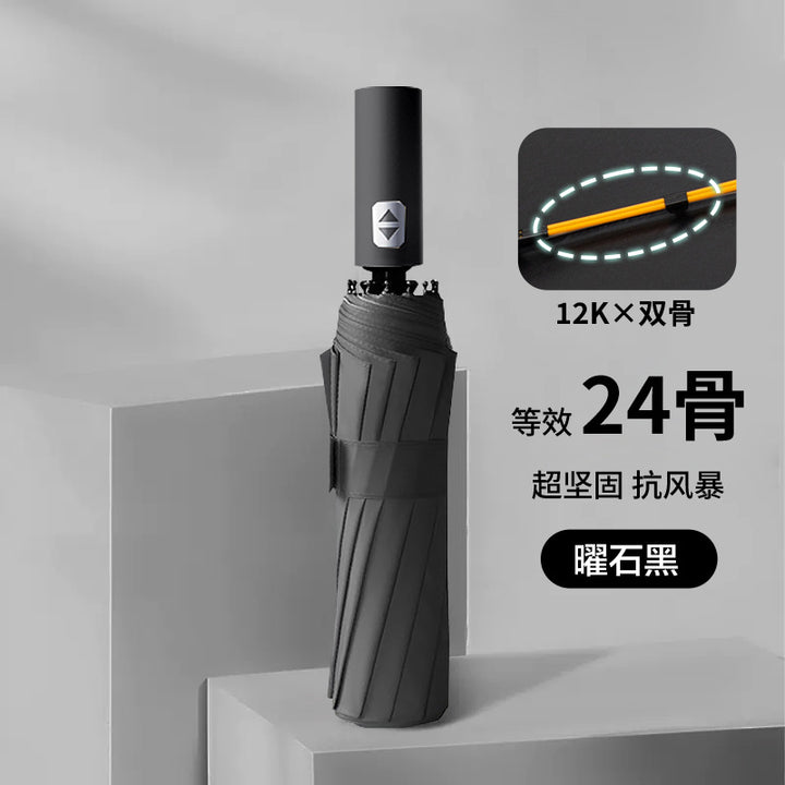 Ladies wind and rain protection umbrella with advanced double structure design Stornfield