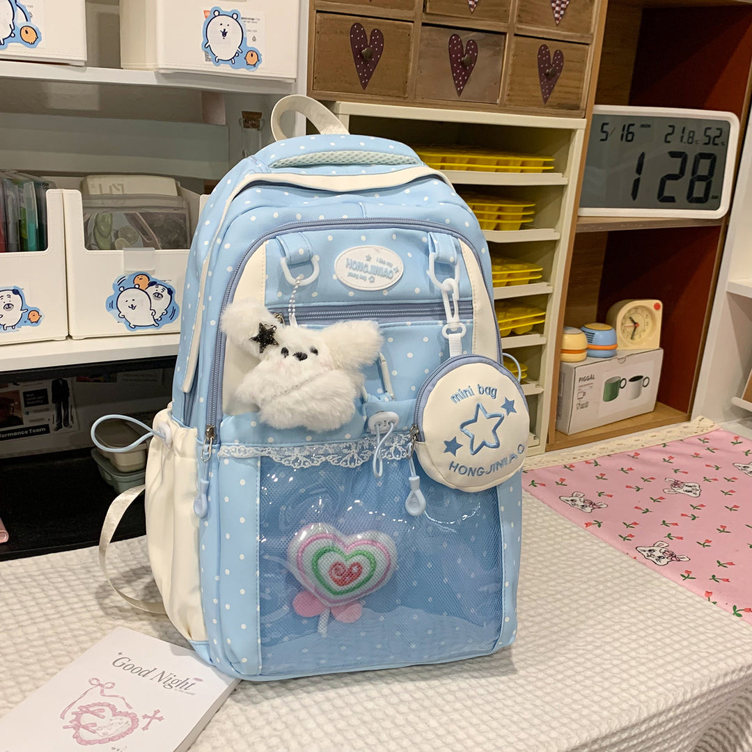 Charming Polka Dot Backpack Stornfield