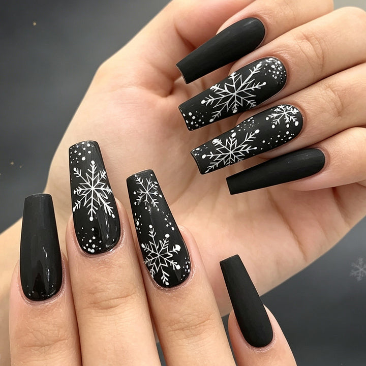Winter-Themed Nail Art Enhancements Stornfield