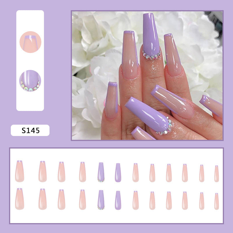 Artificial nail set with elegant and sparkling design Stornfield