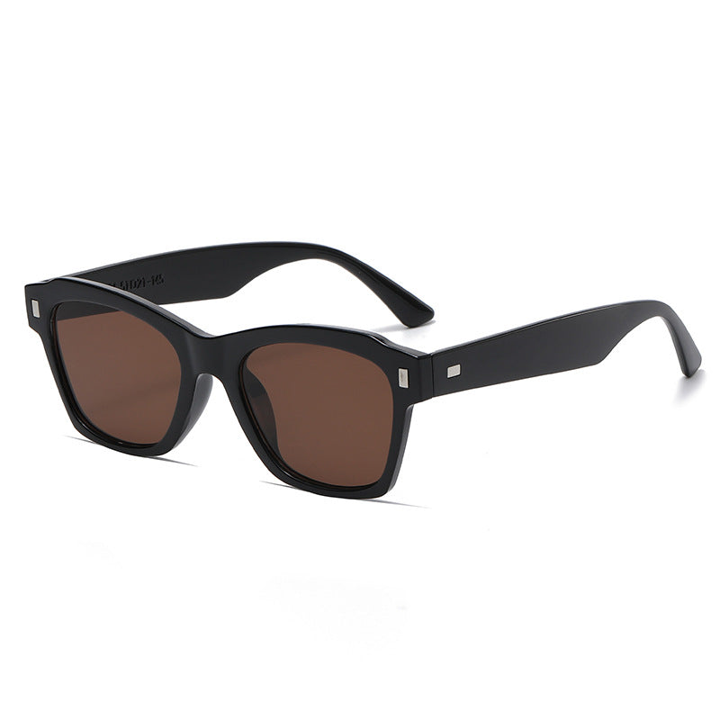 Women's fashionable sunglasses with transparent frame and high-quality UV protection Stornfield