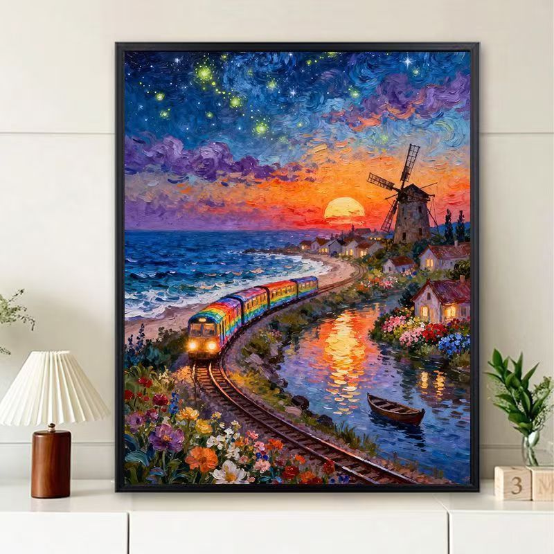 Vibrant Scenic Sunset Wall Art Stornfield