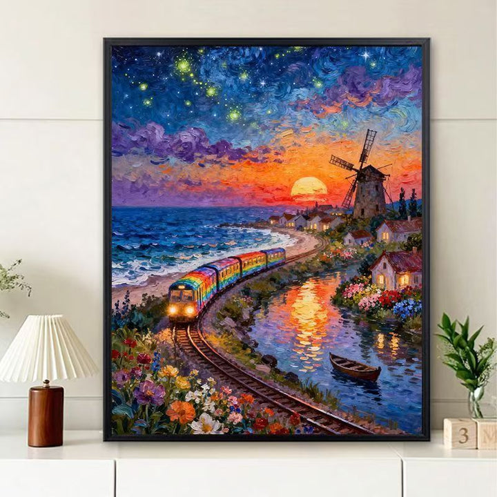 Vibrant Scenic Sunset Wall Art Stornfield