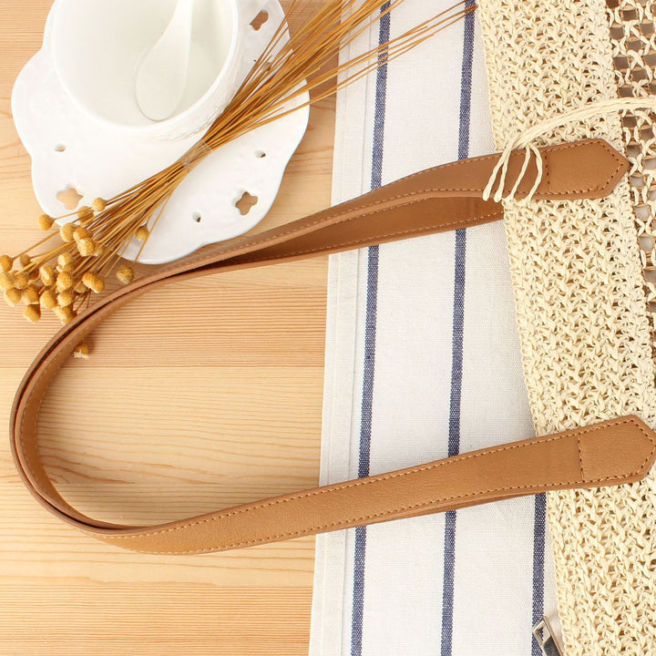 Handbag Made from Handwoven Natural Material with Elegant Tassel Details Stornfield