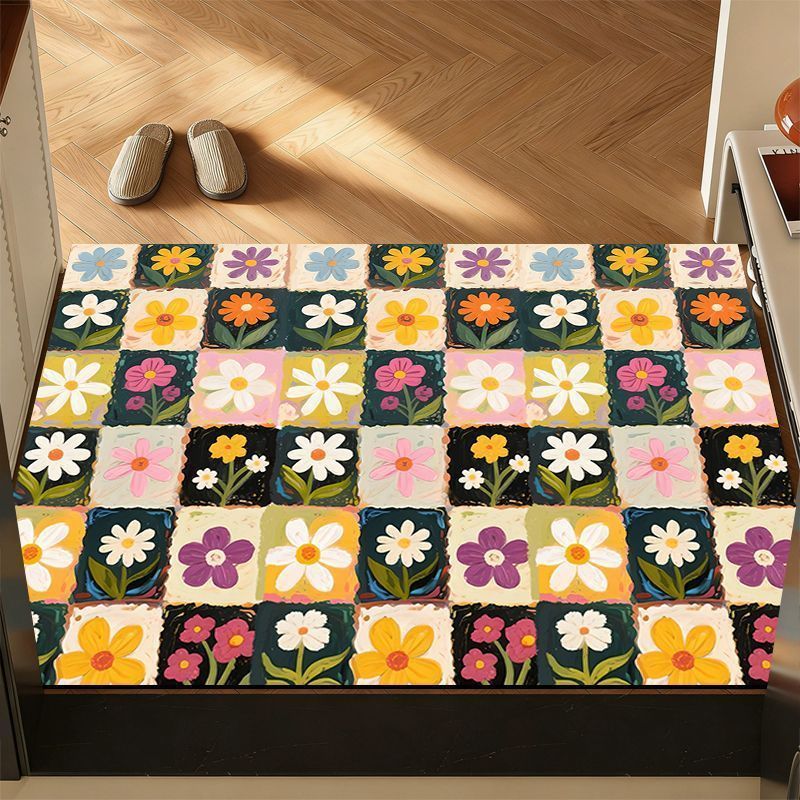 Decorative Floral Area Rug