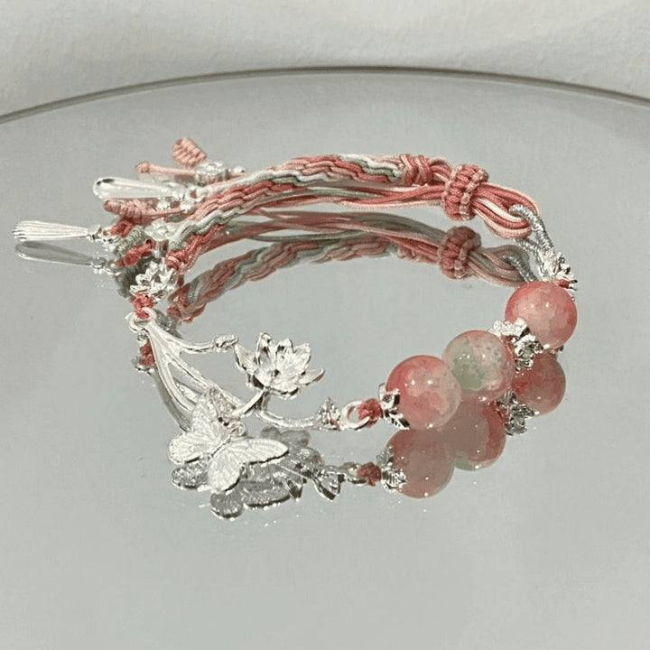 Adjustable Gemstone Charm Bracelet Stornfield