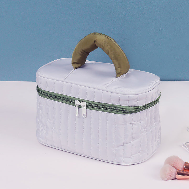 Quilted Travel Cosmetic Case