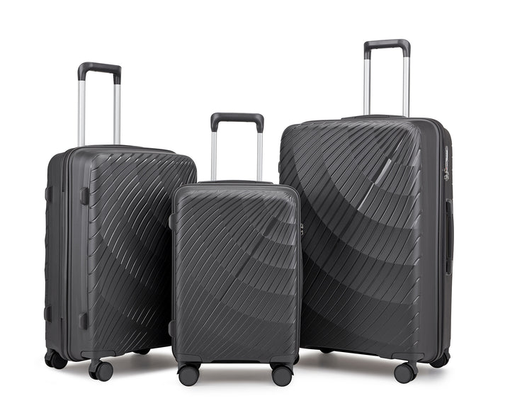 Unisex Premium Textured Hard Shell Luggage Set Stornfield