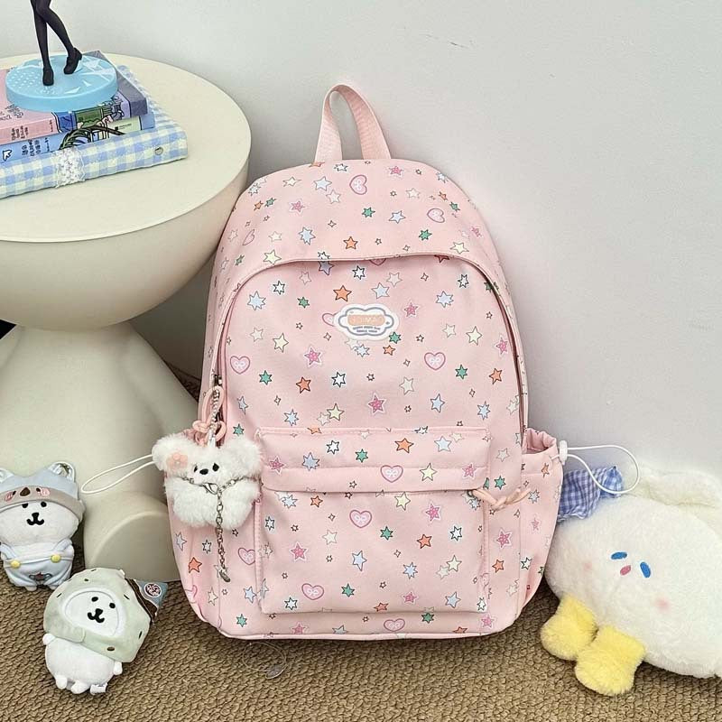 Playful Star-Print Backpack Stornfield