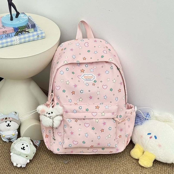 Playful Star-Print Backpack Stornfield