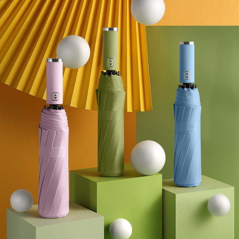 Ladies elegant automatic folding umbrella with UV protection and innovative opening mechanism Stornfield