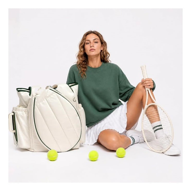 Versatile Quilted Tennis Tote Stornfield