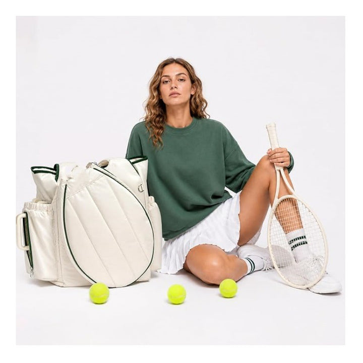 Versatile Quilted Tennis Tote Stornfield