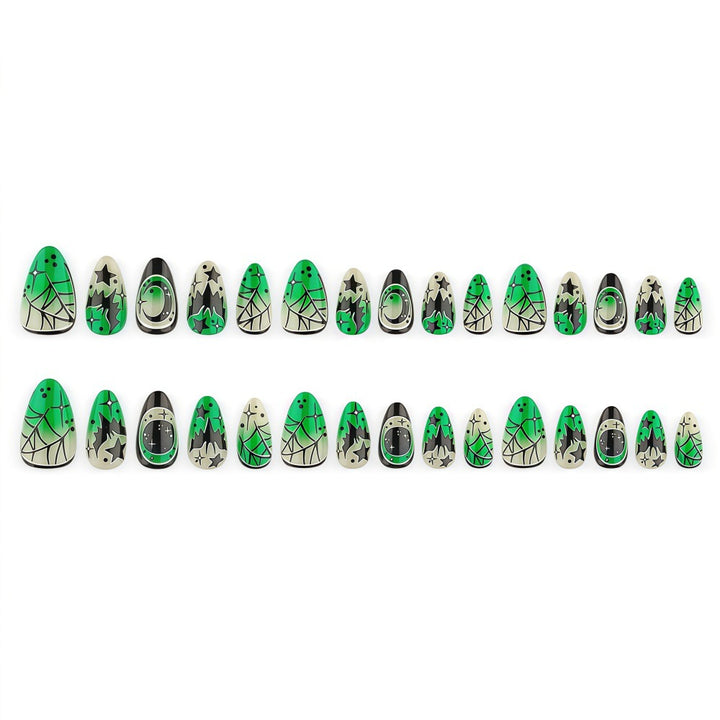 Halloween-themed artificial nails Stornfield