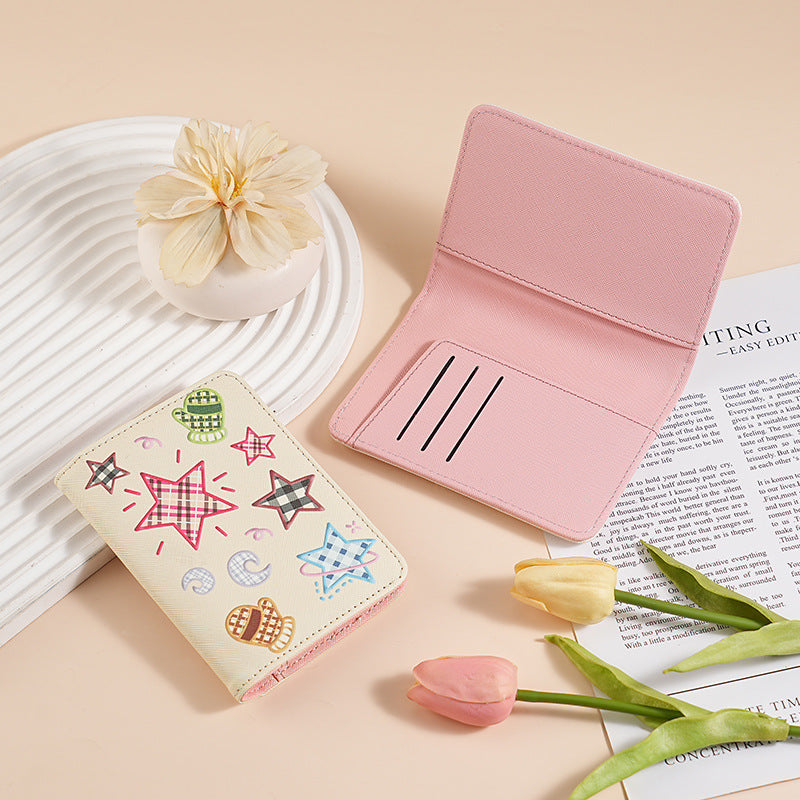 Whimsical Patterned Card Holder
