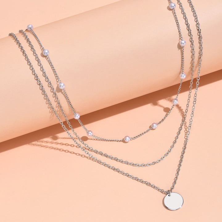 Layered Beaded Chain Necklace Stornfield