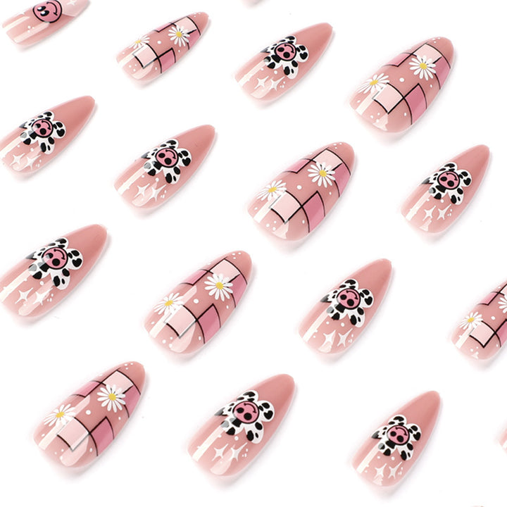 Artful Nail Extensions with Playful Design and Unique Motifs Stornfield