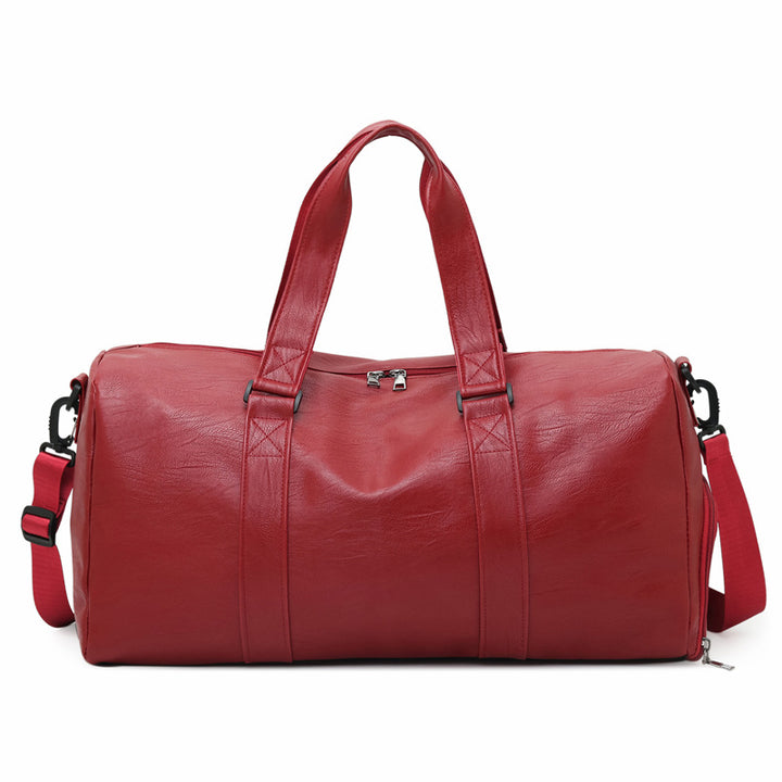 Premium Leather Gym Duffle Bag Stornfield