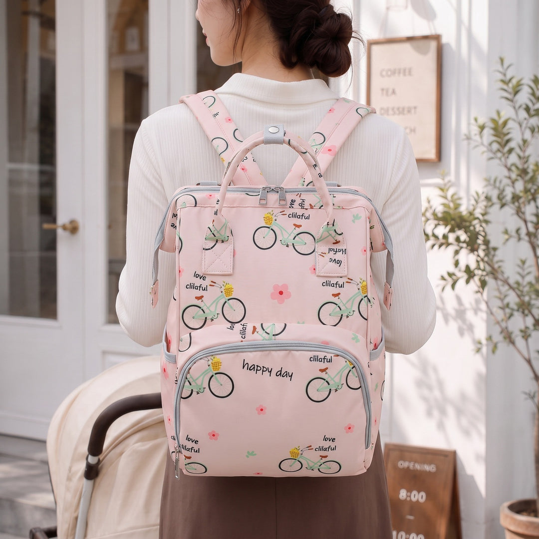 Playful Illustrated Backpack Stornfield