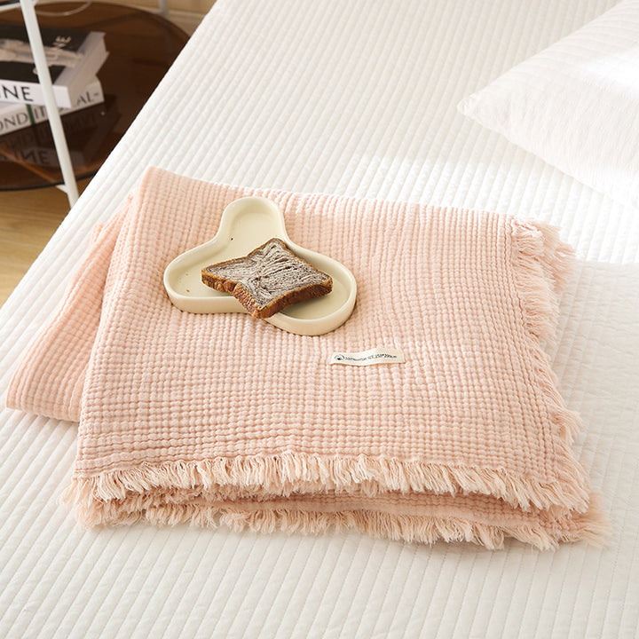 Women's cozy waffle textured blanket Stornfield