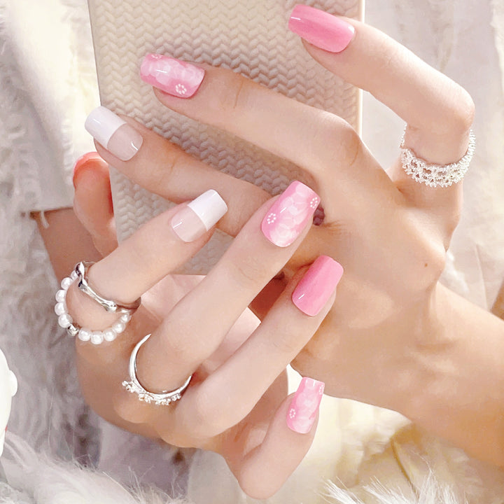Floral Design Press-On Nails  1791804111