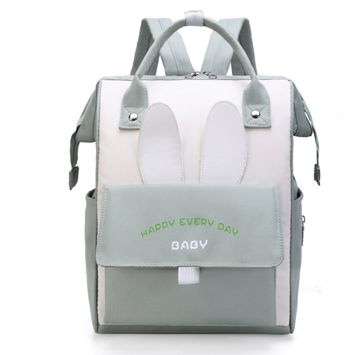 Playful Bunny-Themed Diaper Backpack Stornfield