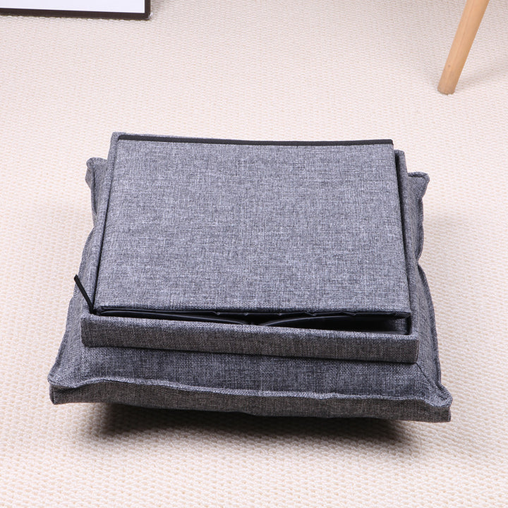 Plush Square Storage Stool Stornfield
