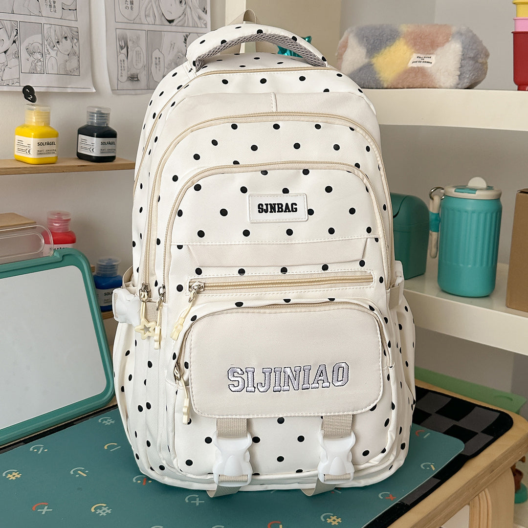 Adventurous Polka Dot Backpack Stornfield