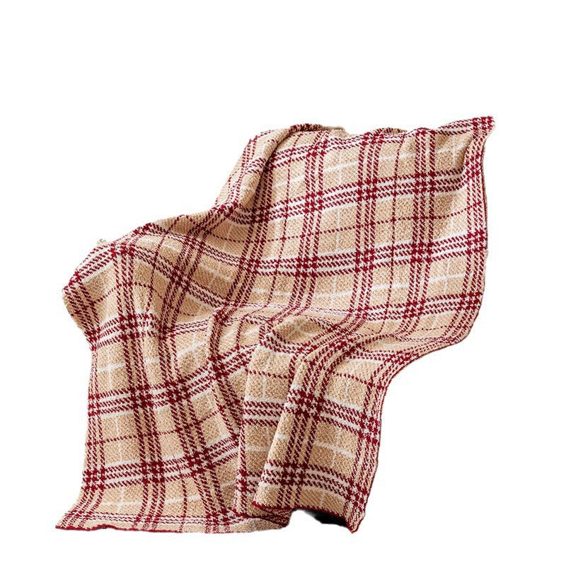 Cozy Plaid Throw Blanket