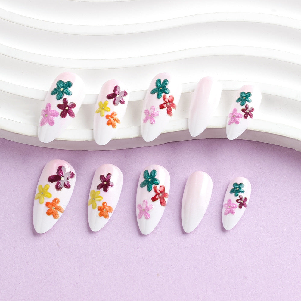 Floral Embellished Nail Art Set Stornfield