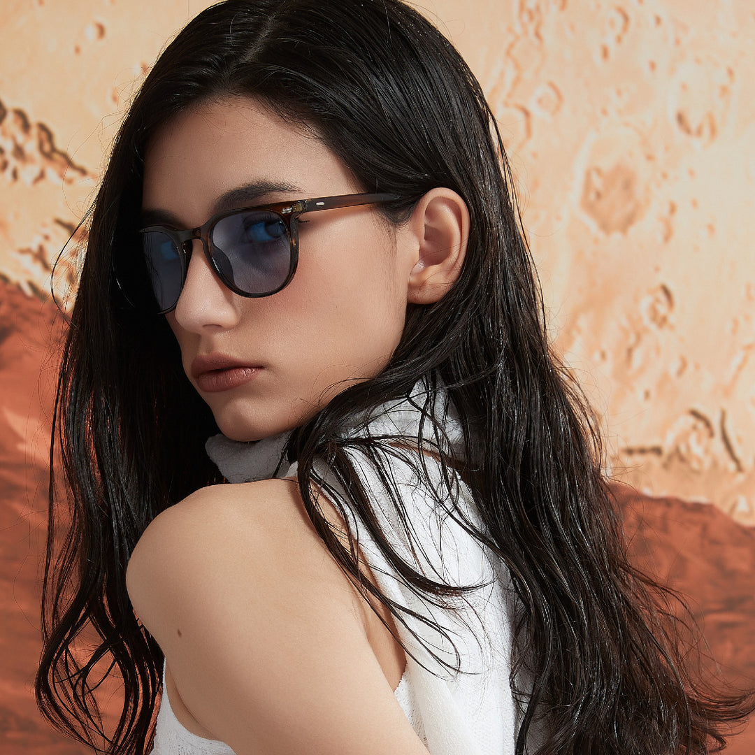 Ladies Designer Sunglasses with Unique Pattern and Polarized Lenses Stornfield
