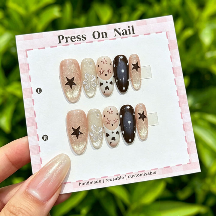 Decorative Press-On Nail Art Set  1791773918