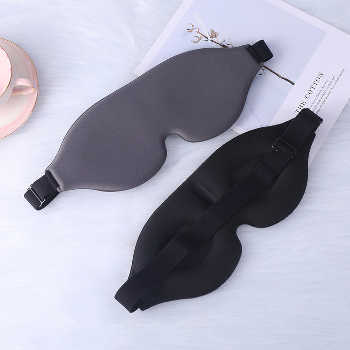 Unisex nan ergonomic 3D sleep mask with contoured eye cavities and adjustable comfort band Stornfield