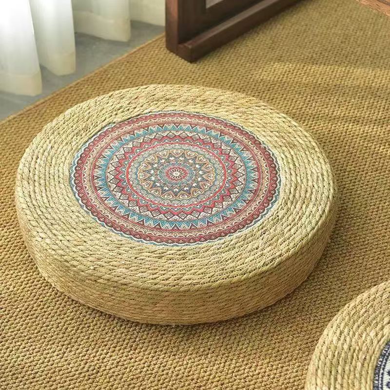 Beef Artificial Leather Pouf Stornfield