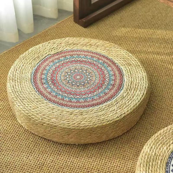Beef Artificial Leather Pouf Stornfield