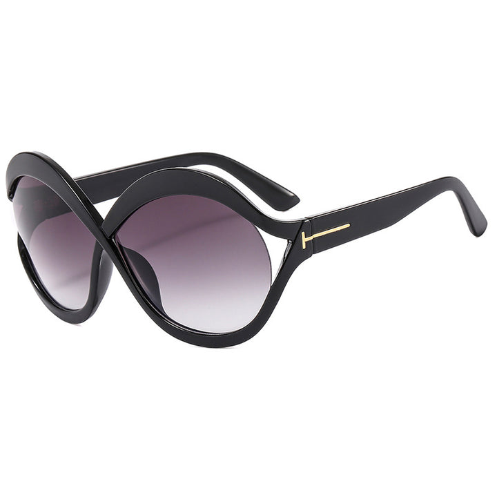 Women's extravagant Cat-Eye sunglasses with curved frame Stornfield
