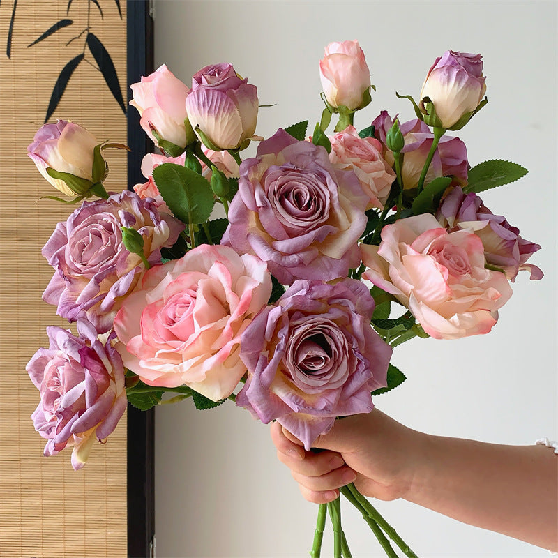 Elegant Faux Rose Stem