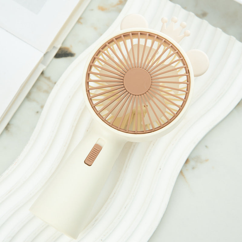 Portable Deer-Themed Handheld Cooling Fan Stornfield
