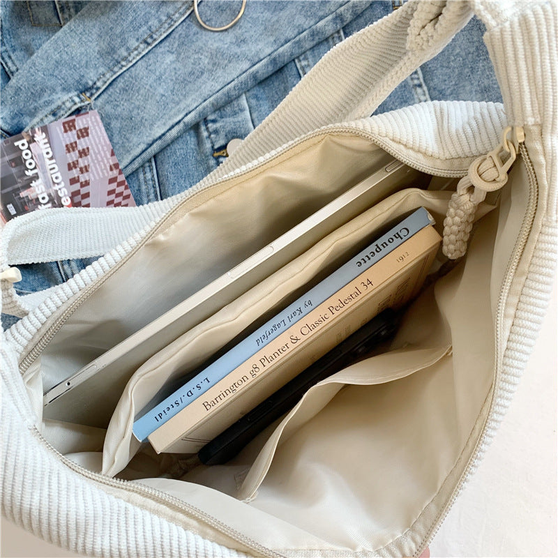 Shoulder bag with artistic fan design Stornfield
