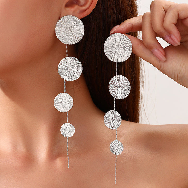 Long dangling earrings Stornfield